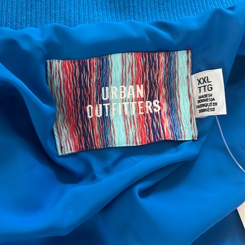 GIFTED * Urban Outfitters - Lily Ulta Crop Puffer Jacket, BLUE - XXL - NWT - Picture 7 of 16